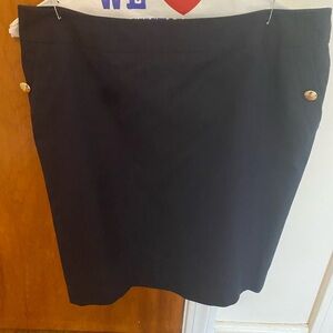 Antonio Melani navy blue business skirt size 10.